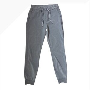 Member's Mark Travel Jogger Pants Gray Elastic Waist Drawstring Size S